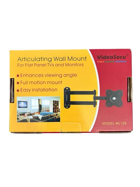 VideoSecu TV Wall Mount Bracket For 27-50" Screens - VESA 200x200 Compatible With Tilt & Swivel - Holds Up To 66 Lbs