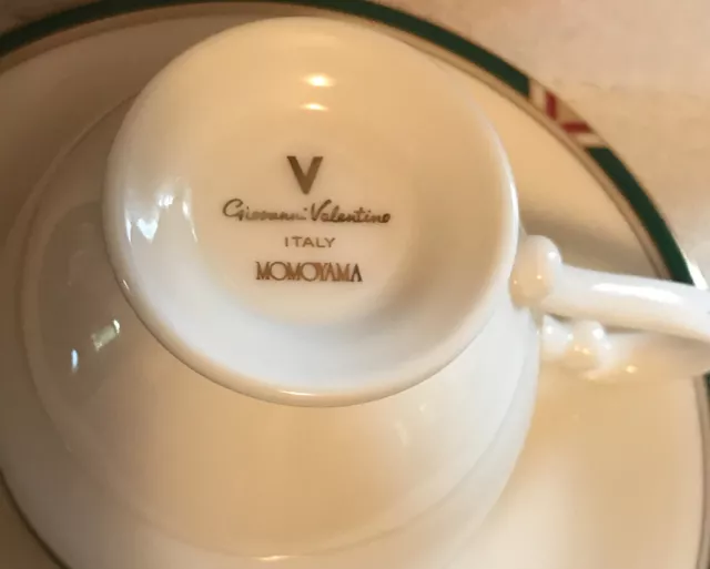 VINTAGE GIOVANNI VALENTINO Italy Cup And Saucer Momoyama Designer $24. ...