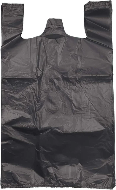 ROYAL7 Jumbo/Extra Large 19X10X32 Plastic Grocery Reusable T-Shirts Carry-Out Ba