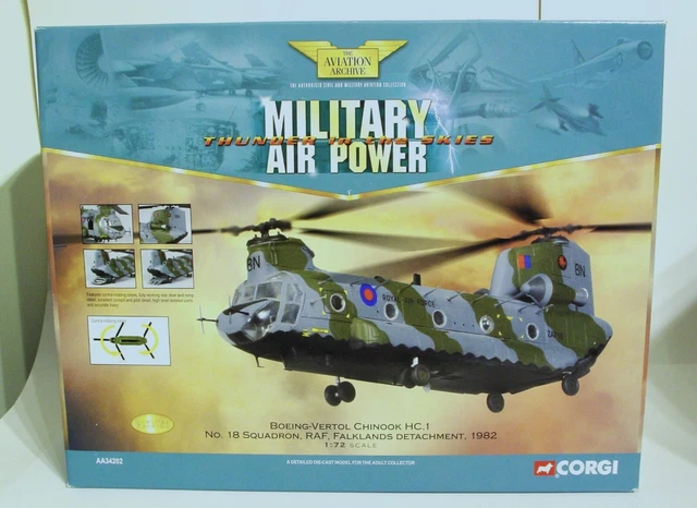 Corgi 1/72 Scale Model Aircraft AA34203 - Boeing Vertol YC-47A Chinook