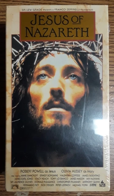 JESUS OF NAZARETH VHS 3 Box Set Sealed (1992; Franco Zeffirelli) Powell ...