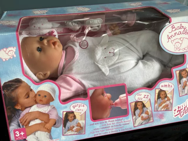 Muñeca Baby Annabell de colección en caja nueva completa rara creación Zapf principios de los años 00’s