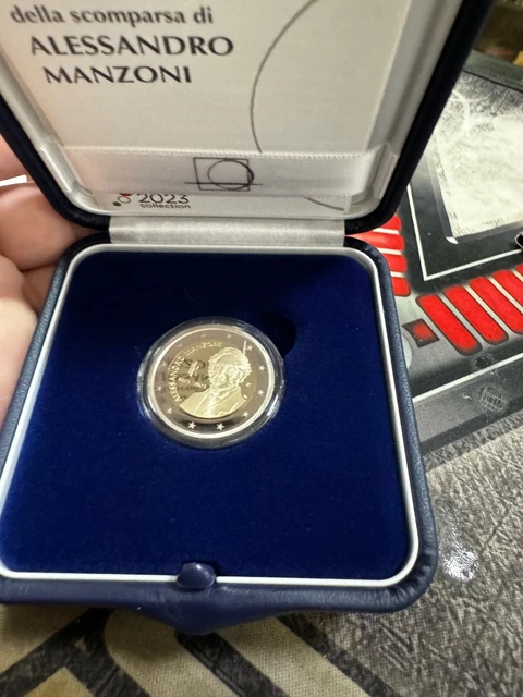 2 EURO ITALIA Proof 2023 Manzoni Fondo Specchio in EUR