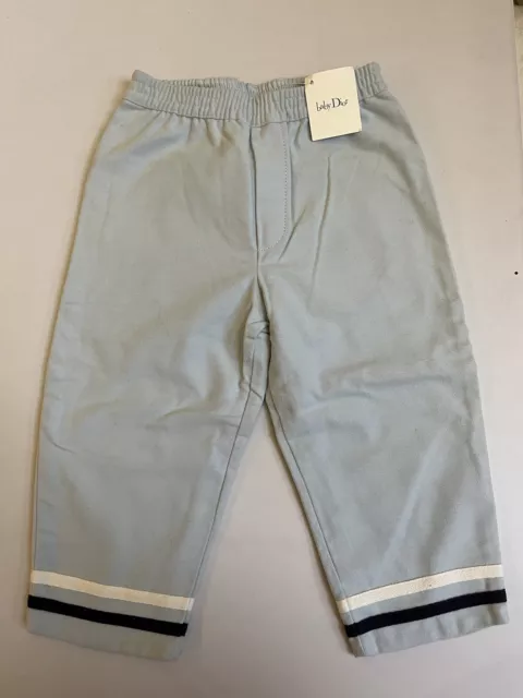 BNWT Baby Dior Boy Blue Elastic Trousers. Age 24 M