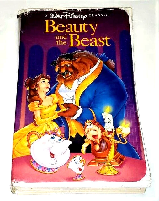 BEAUTY AND THE Beast (VHS) Black Diamond Walt Disney Classic 1325