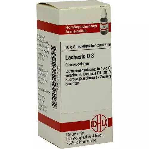 LACHESIS D 8 Globuli 10g PZN 2813138