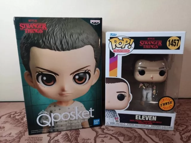 Lot Stranger Things : Eleven, Qposket + funko pop Chase n°1457.