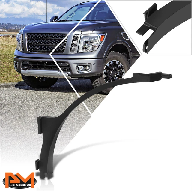 For 17-19 Nissan Titan OE Factory Style Lower Left Radiator Cooling Fan Shroud