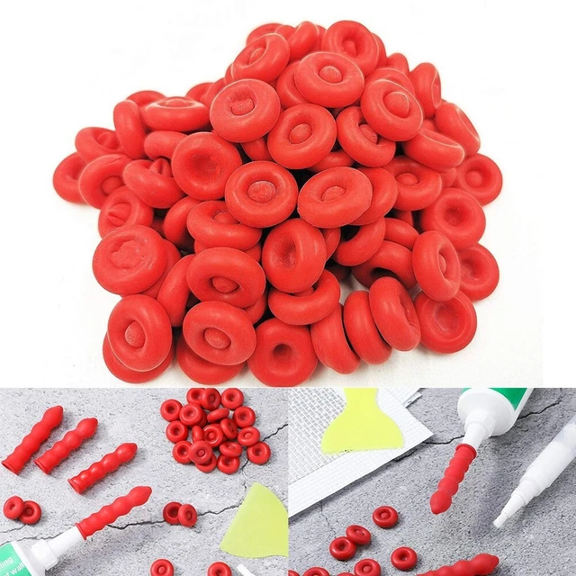 Per tappo di tenuta per tubi di tenuta aperti copertura riutilizzabile per contenitori adesivi