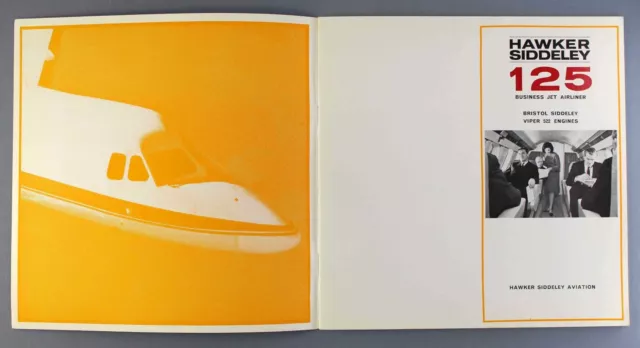 Hawker Siddeley Hs125 Manufacturers Sales Brochure Cutaway Private Jet 1966 2