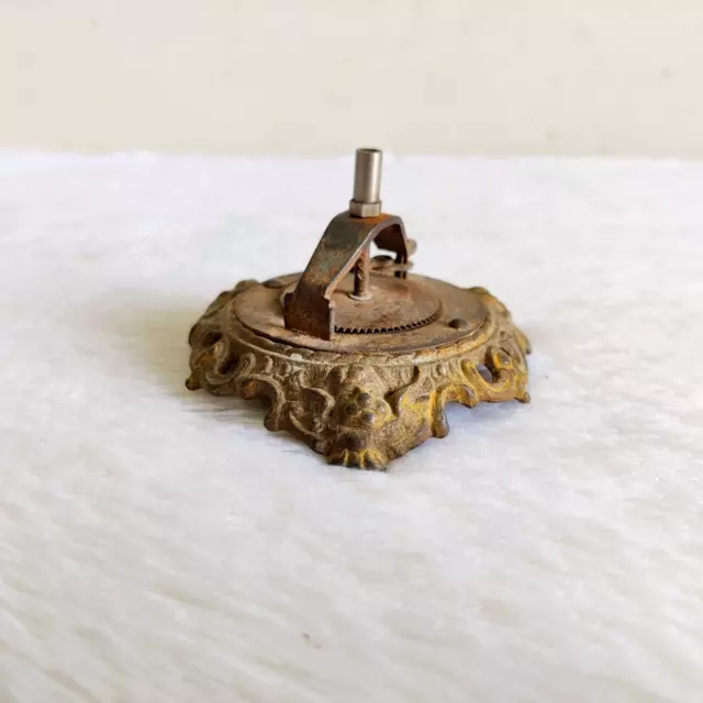 19c Vintage Original Old Victorian Cast Iron Bell Holder Collectible Decorative