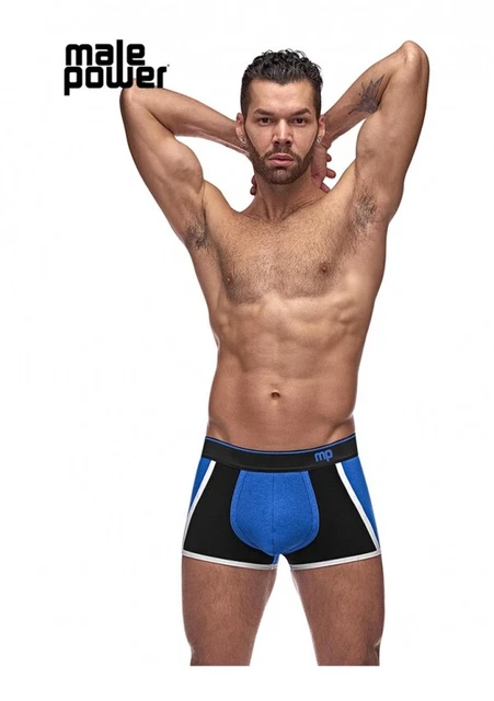 Boxer Black and Blue S - XL Designer pantaloni sexy eleganti neri caldi