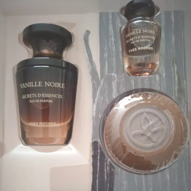 Coffret Parfum Vanille Noire 30 Ml + Miniature 5 Ml + Savon Yves Rocher Neuf