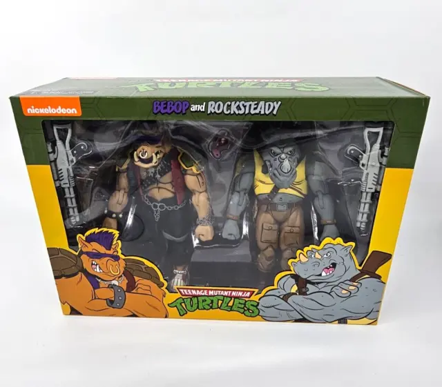 NECA Teenage Mutant Ninja Turtles Figure 2-Pack Bebop and Rocksteady - CIB