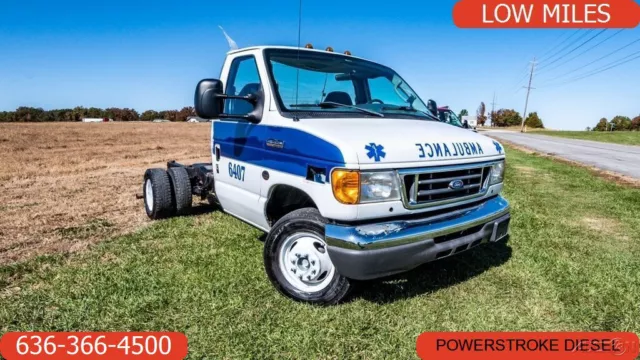 2006 Ford E350 XLT Used cab chassis low miles 6.0 powerstroke diesel hauler nice