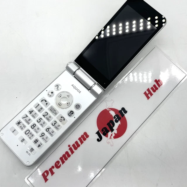 AQUOS 折りたたみ式携帯電話 ホワイトSoftBank601sh AQUOS 折りたたみ