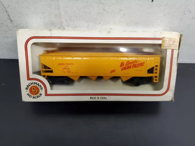 Vtg Bachmann HO Scale 42' Quad Hopper Union Pacific Freight Train Car NIB Loco