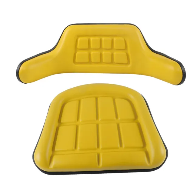 New For John Deere 310 310A 310B 401 401B Backhoe Loader Yellow Seat Cushion Set