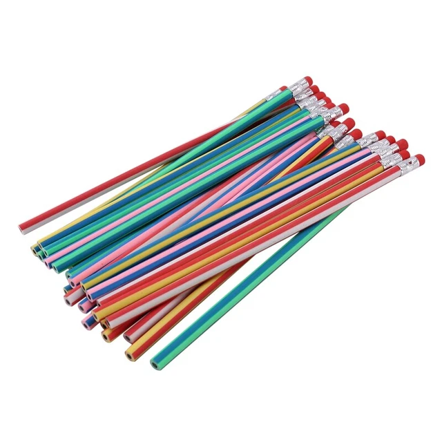 25 Stücke Weiche Flexible Bendy stift Magische Biegung Spielzeug Schule Sta J5J1
