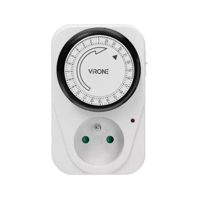 Minuterie Programmateur mécanique Blanc MT-1 Orno