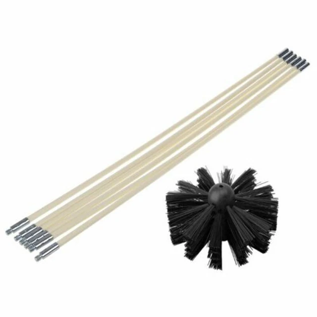 Accesorios cepillo chimenea tubería limpiador de pared interior herramientas domésticas nailon