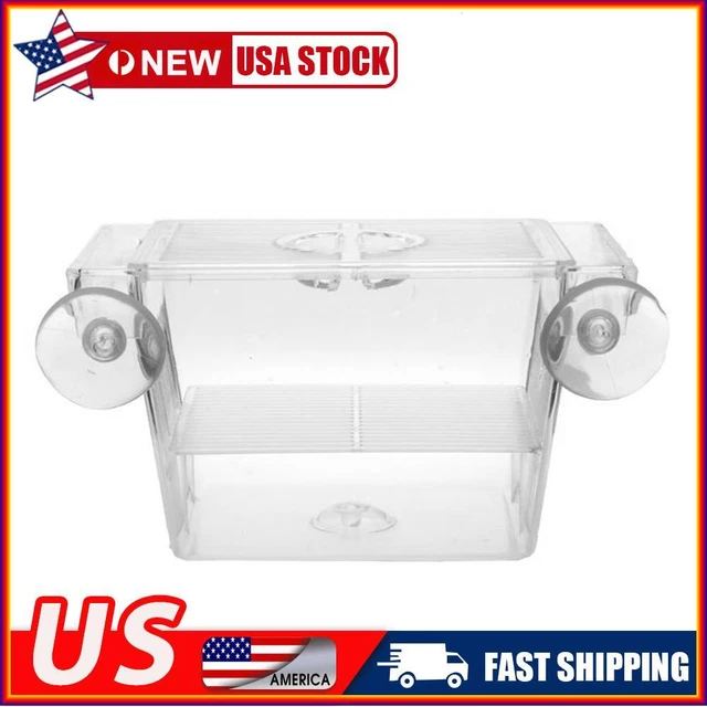 Transparent Aquarium Breeder Hatchery Box Fish Tank Isolation Box Incubator