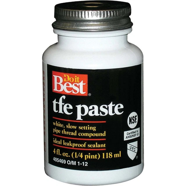 Do it 4 Oz. White TFE Paste 023032 SIM Supply, Inc. 023032 4 oz 009326400150