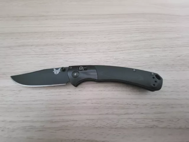 Benchmade Hunt Series Custom Mini Crooked River Knife - Blacked Out DLC