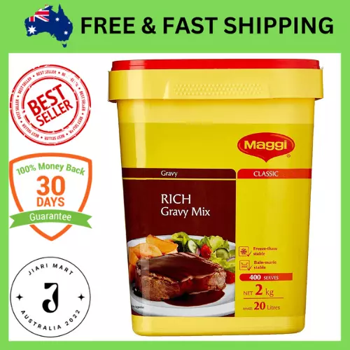 Maggi Classic Rich Gravy Mix, 2kg - Makes 20 Litres, 400 Serves - FREE SHIPPING