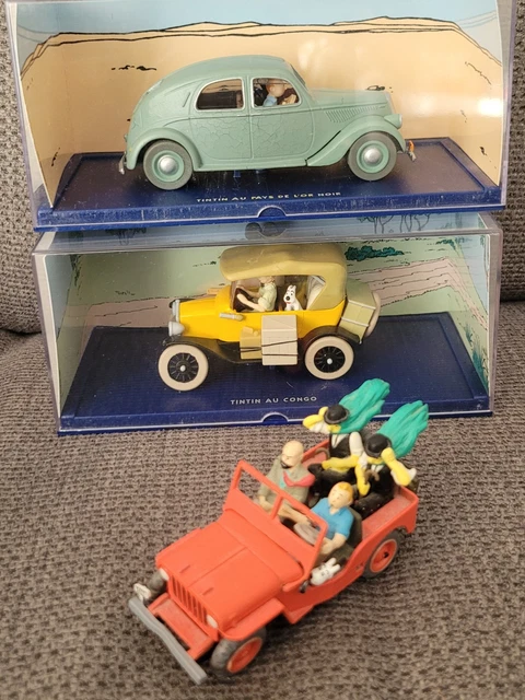 1/43 VOITURE TINTIN Atlas, La Dépanneuse De Simoun De Tintin Au Pays De L'or Nor EUR 3,03