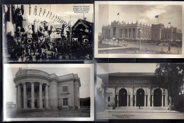 Us 1915 Panama Pacific International Exposition San Francisco Collection Of 21