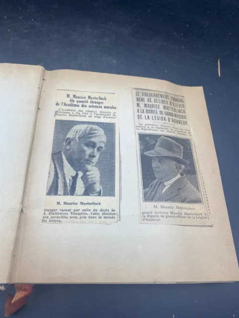 Maeterlinck maurice: L'hôte inconnu, EO, papier hollande 1917 Eugène Fasquelle 3