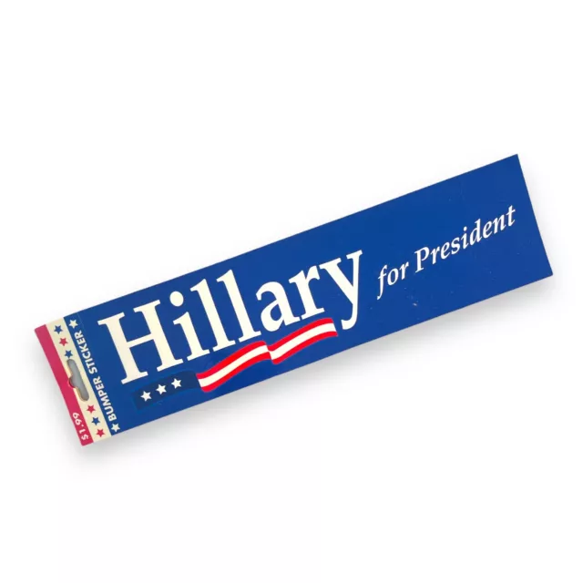 Hillary Clinton for President Campaign Bumper Sticker