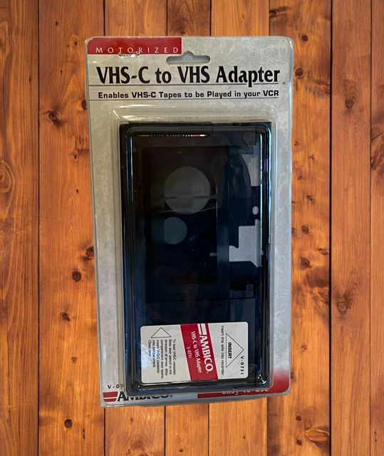 AMBICO VHSC TO VHS Converter V0731 Motorized Camcorder Cassette Tape
