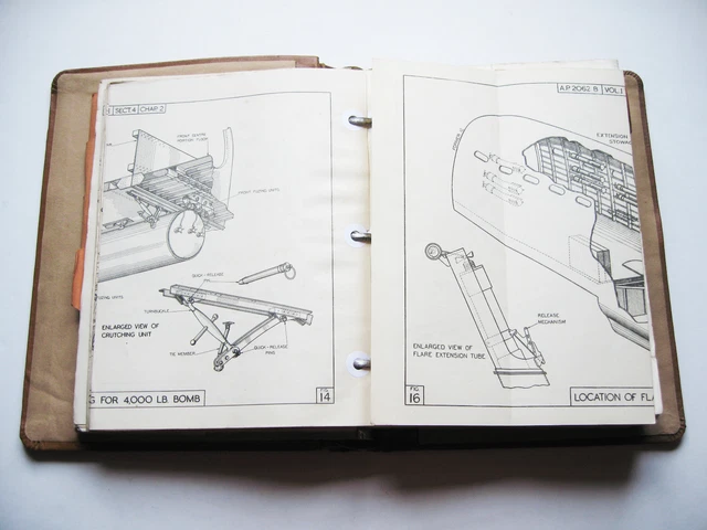 AVRO LANCASTER BOMBER Manual, Ground Crew Service Issue £12.00 ...