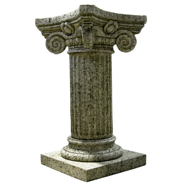 Column With Cap Engraving IN Marble Home Decor Indoor External H 77cm