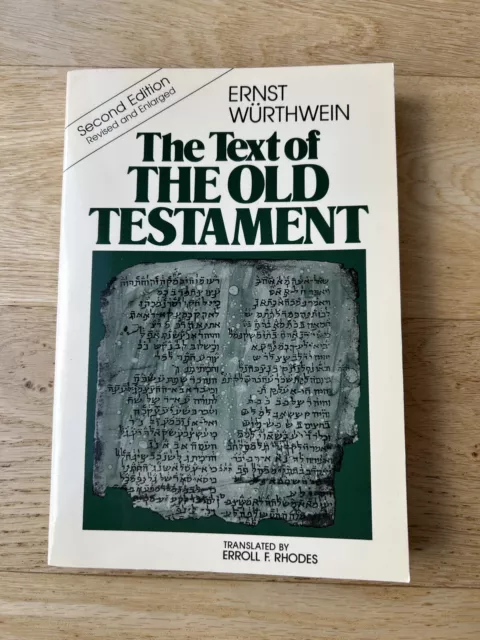 The Text of the Old Testament: An Introduction t... | Book | condition very good