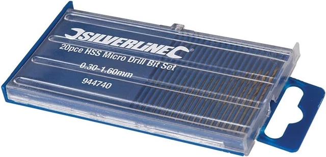 Set Micro Punte da Trapano HSS 20 Pezzi