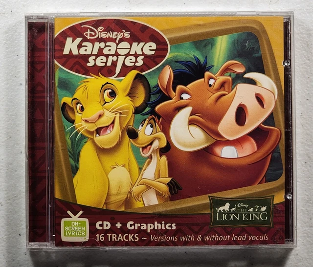 DISNEY'S KARAOKE SERIES The Lion King by Disney (CD, Sep2003, Walt