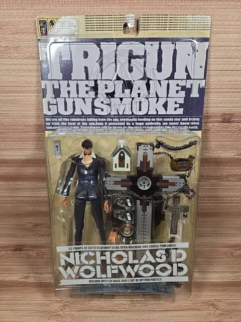 Trigun The Planet Gunsmoke Nicholas D Wolfwood Action Figure Kaiyodo