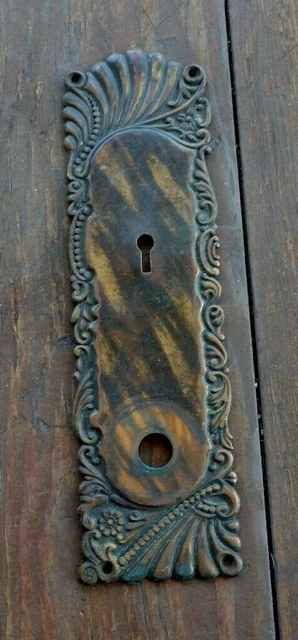Large Antique Rococo Door Back Plate