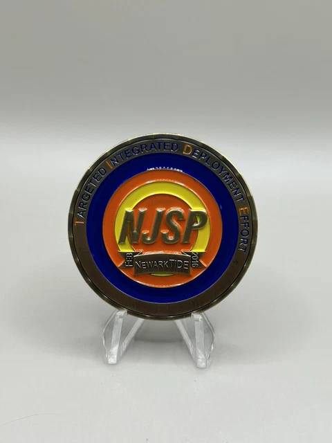 NJSP New Jersey State Police TIDE Operations Challenge Coin