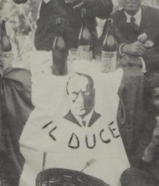 FASCISMO DISCORSO DELL’ASCENSIONE 25/5/1927 Lotto di 2 FOTO FORM CART. 1927