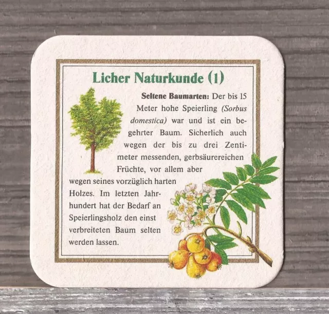 Licher Brewery Beer Coaster Number One-Germany-S3027