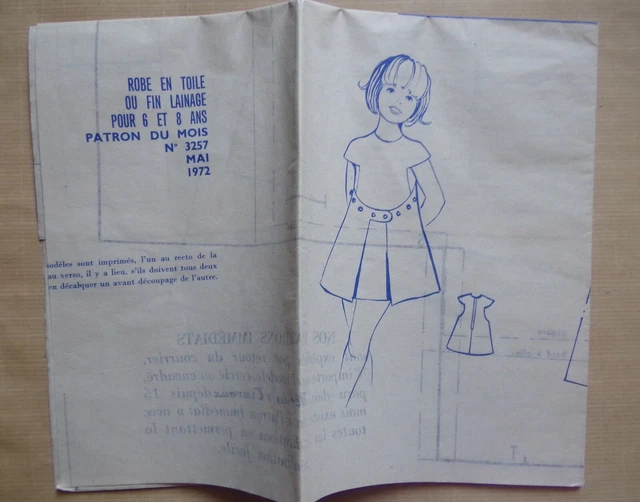 Patron De Couture Vintage Modes Et Travaux N°07 - Juillet 1988 - Pour Femme Et Fillette - Occasion