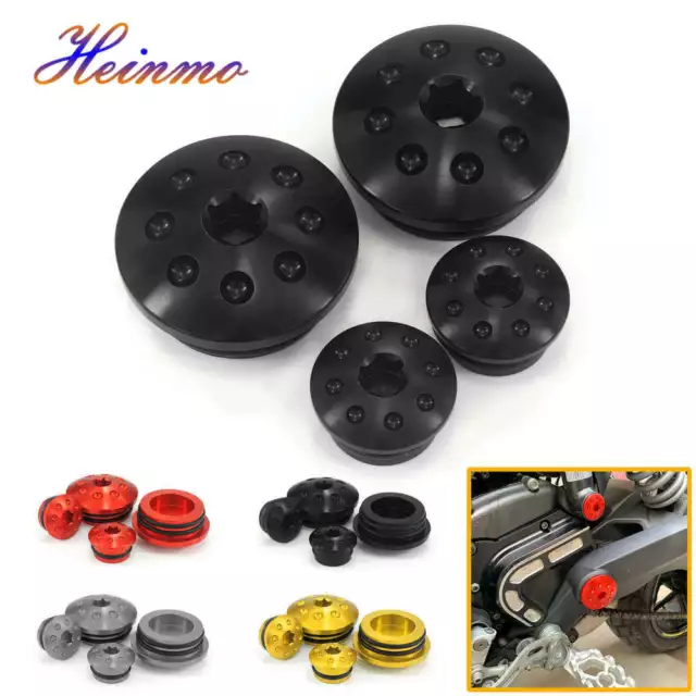 Motorrad CNC Frame Plugs Bolt Hole Cap Cover For Ducati Scrambler 400 800 1100