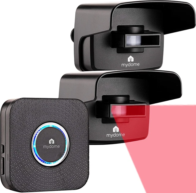 Alarma de movimiento de entrada inalámbrica Mydome | hágalo usted mismo complemento de sensor de movimiento de seguridad para el hogar y