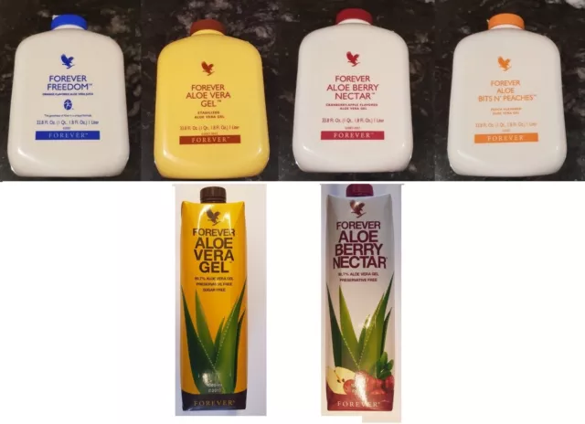 Forever Living Drink-Aloe Vera Gel-All 4 Types Available(1L) New And Sealed