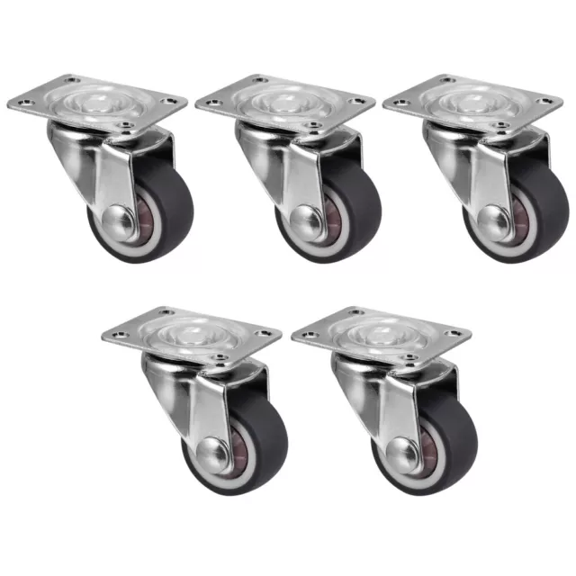 5 Pcs Replacement Caster Rolling Chair Wheels Casters Drawer