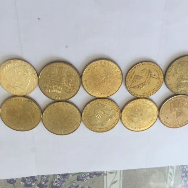 10 Lot Monnaie De Paris Tres rare Et medaille